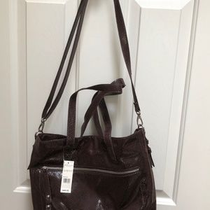 Van Heusen Tote/Shoulder Bag Chocolate NWT